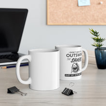 Load image into Gallery viewer, I don't have to outswim the shark. Ceramic Mug 11oz