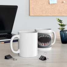 Load image into Gallery viewer, Shark Teeth print. Ceramic Mug 11oz
