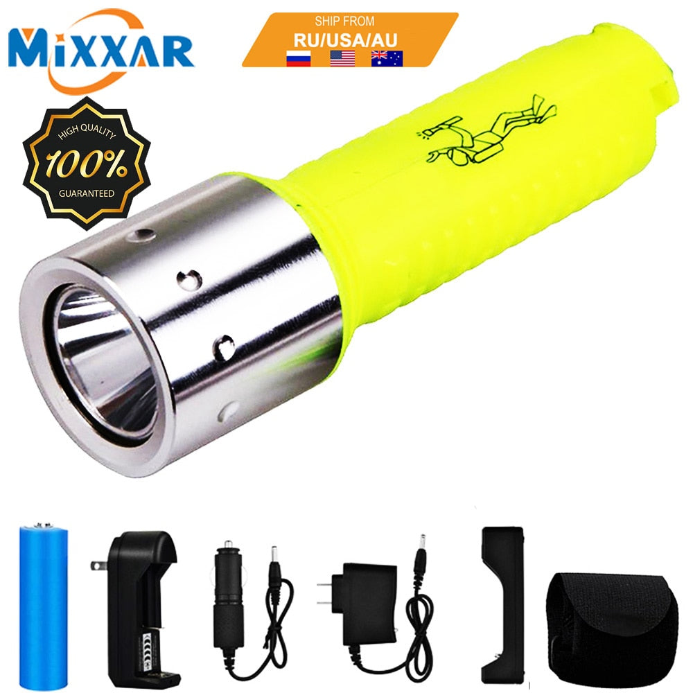 Great LED Waterproof Dive Flashlight with 2000 Lumen – Dive Explore Great LED Waterproof Dive Flashlight with 2000 Lumen – Dive Explore