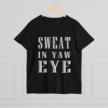 Load image into Gallery viewer, Sweat in Yaw Eye Women’s Maple Tee
