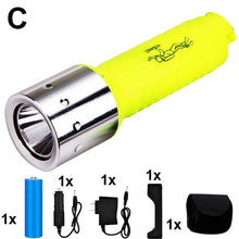 Load image into Gallery viewer, Great LED Waterproof Dive Flashlight with 2000 Lumen
